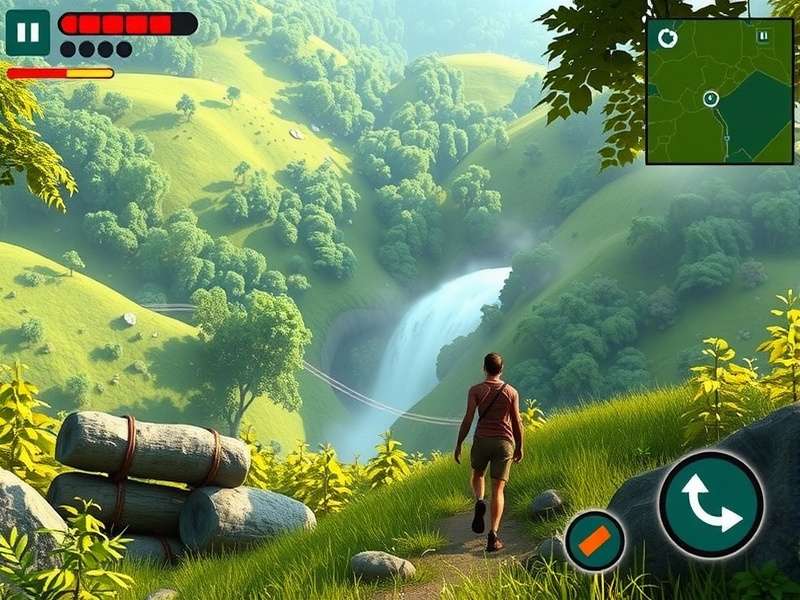 Kerala Karma Trek character interacting with environment